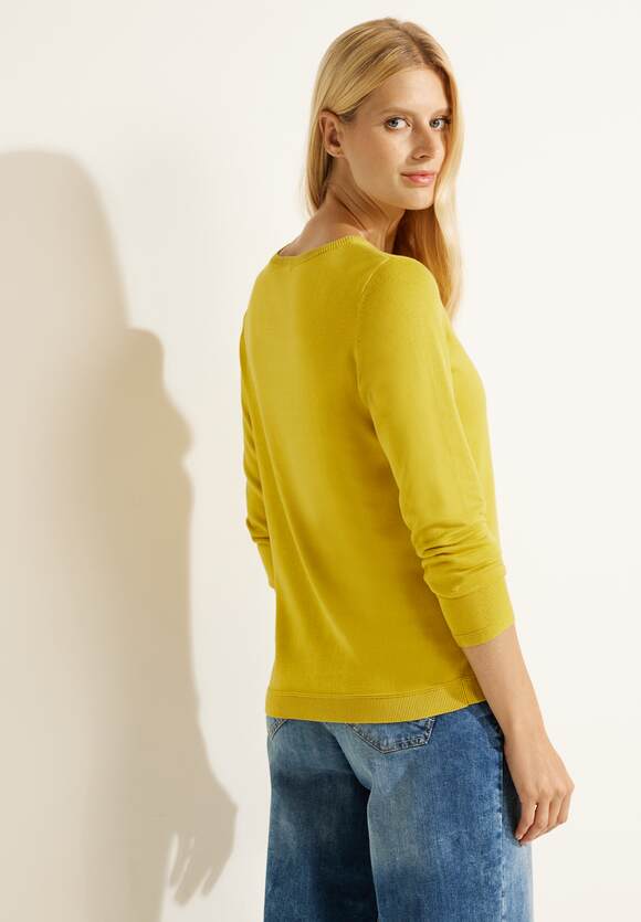 Online-Shop CECIL Basic Pullover Golden - Damen Yellow | CECIL