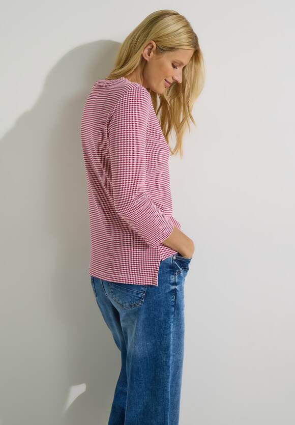 - CECIL Online-Shop mit Struktur Cool | Damen Pink Shirt CECIL