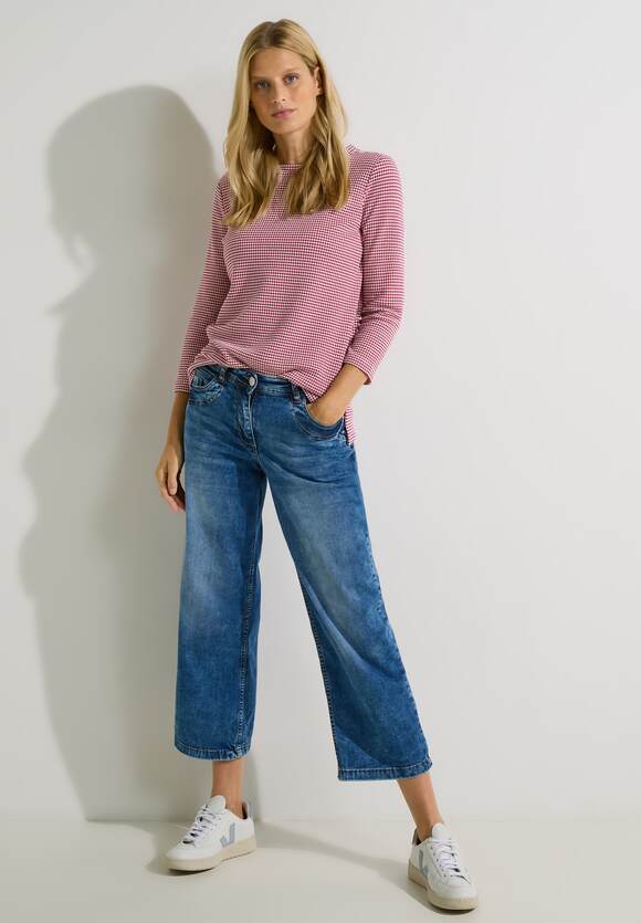 Damen | Online-Shop CECIL Shirt - Pink CECIL mit Cool Struktur