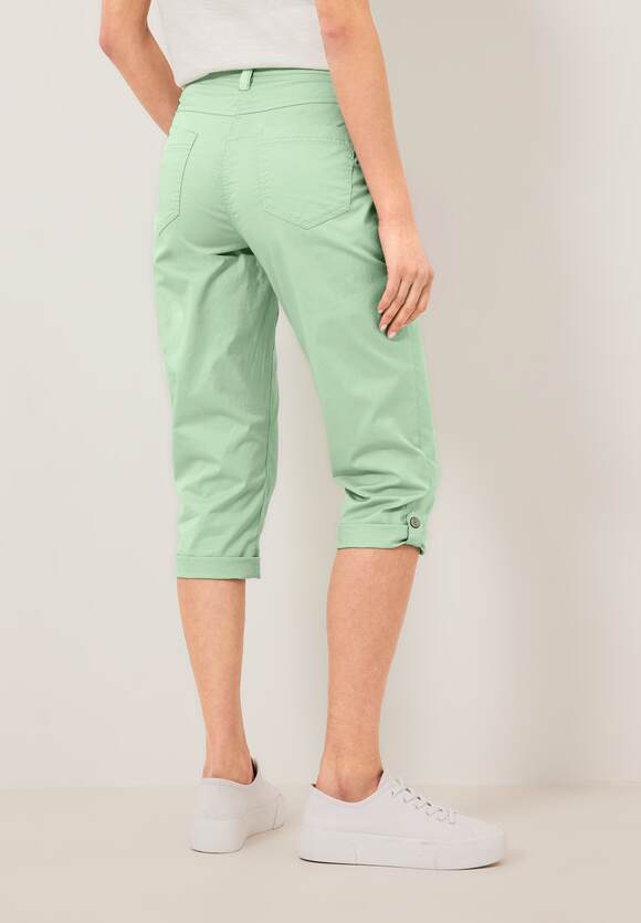 CECIL Casual Fit Papertouch Hose CECIL York Online-Shop Style Green | Salvia New - Damen - Fresh