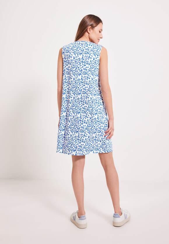 White Minimalprint CECIL Jersey Kleid - Online-Shop | Vanilla Damen CECIL