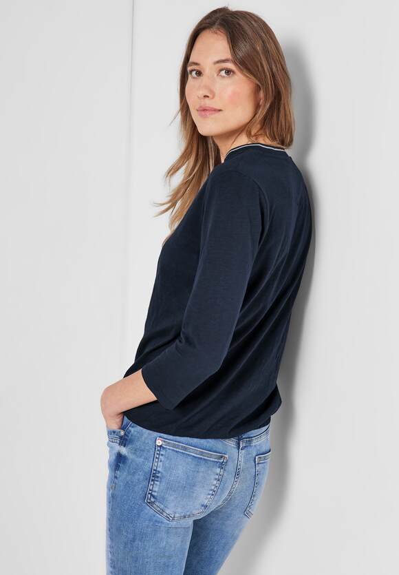 im Tunika Style | CECIL CECIL Shirt Deep Damen Online-Shop Blue -
