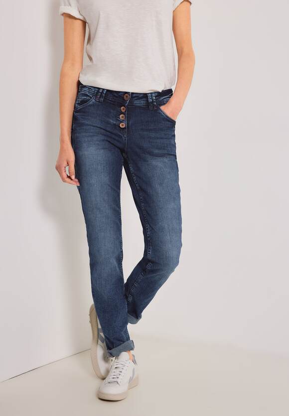 Shuraba Verslaving Samenwerking CECIL Loose fit jeans Dames - Style Scarlett - Mid Blue Wash | CECIL  Online-Shop