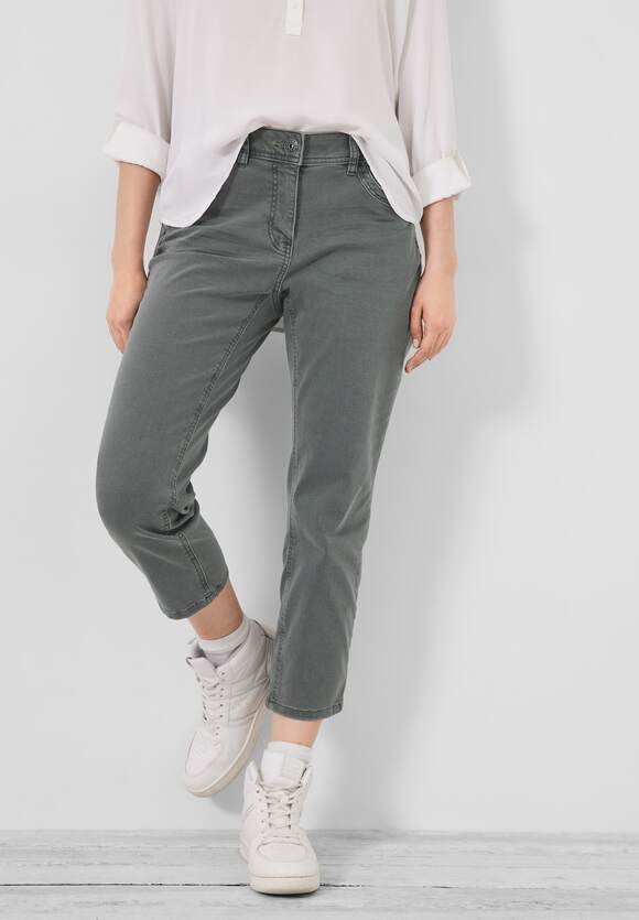 CECIL Casual Fit Hose Damen Style Easy New - CECIL York Online-Shop Khaki | 
