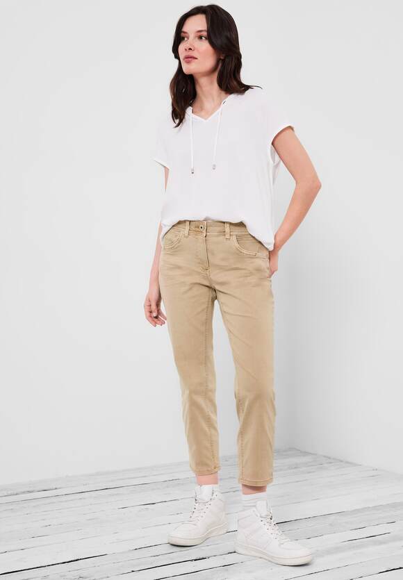 | Online-Shop Fit Casual York - Authentic New Hose CECIL Damen Style Beige - CECIL