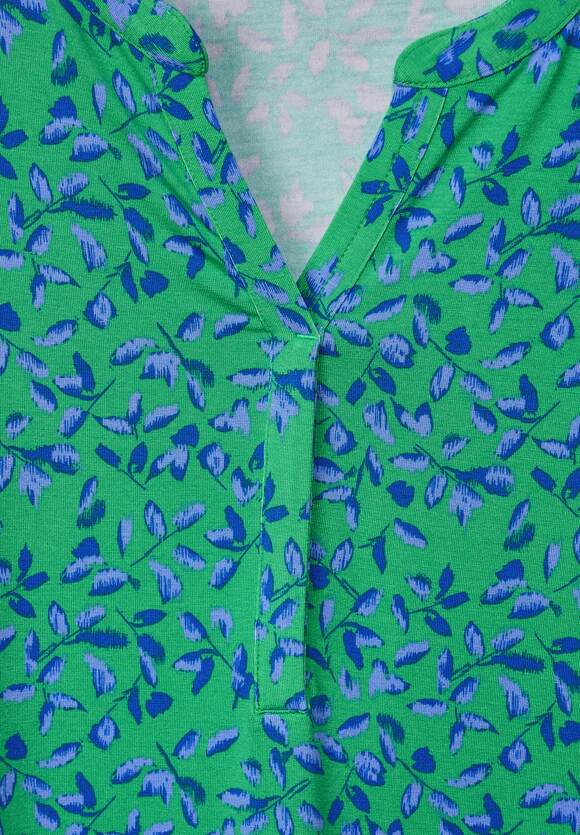 | - Fresh Green Jersey Online-Shop CECIL Damen Kleid CECIL Minimalprint