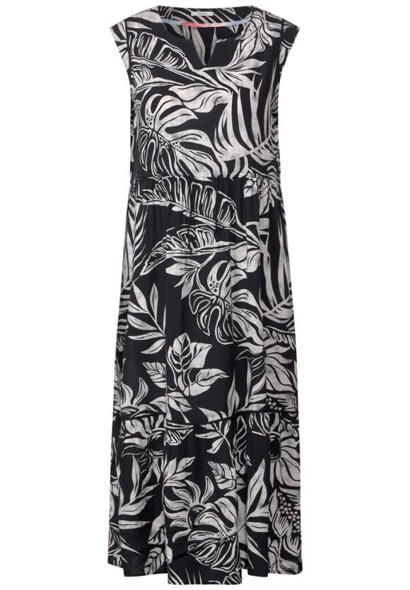 CECIL Print Viskose Grey Carbon Kleid | Damen CECIL - Online-Shop