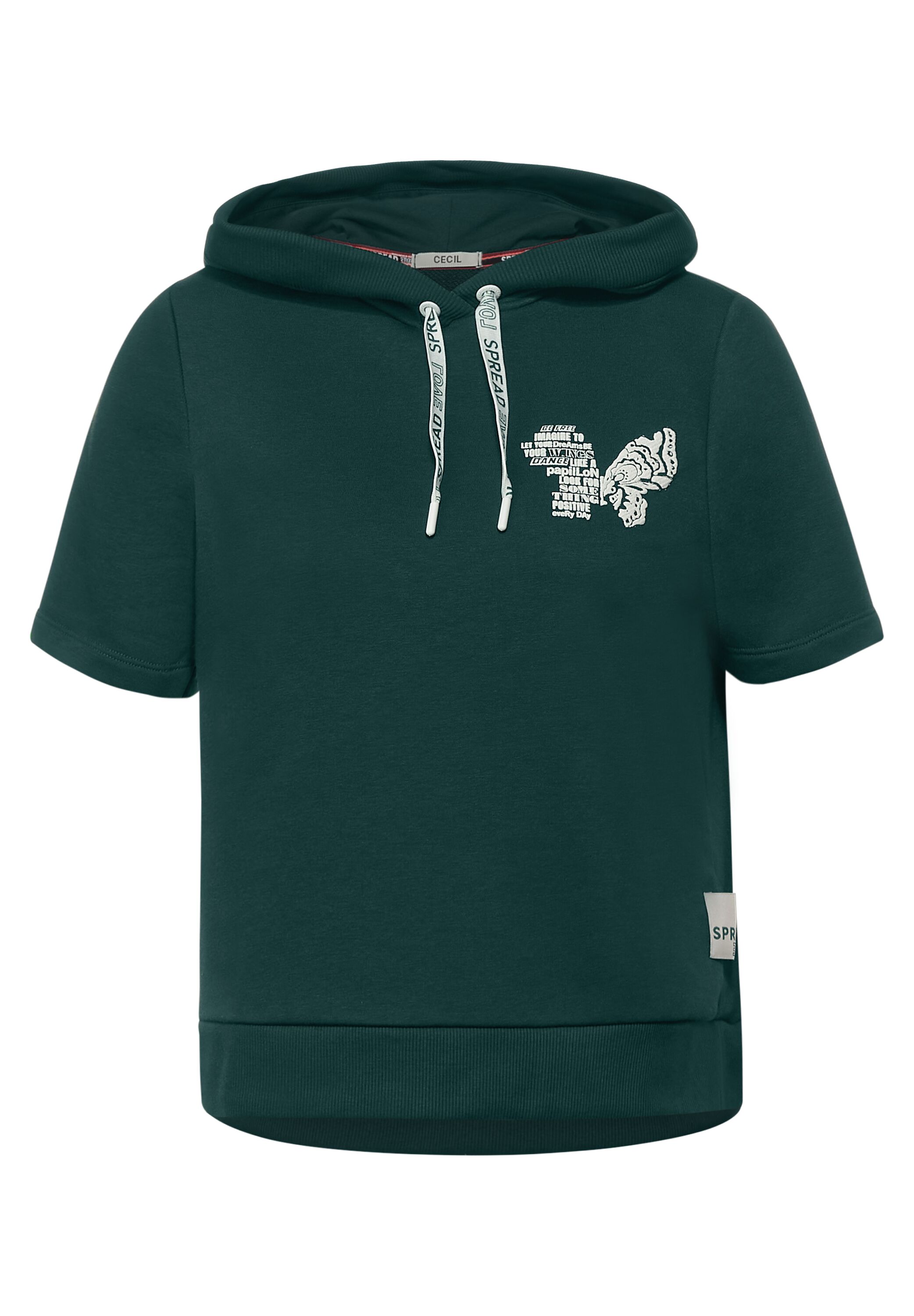 Sweatshirt met print - ponderosa pine green