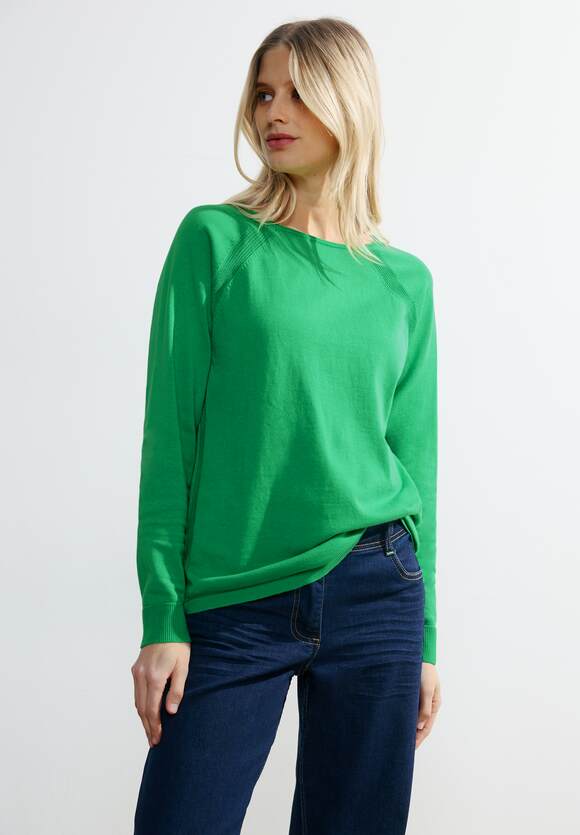 CECIL Struktur Langarmshirt Damen - Taupe Melange | CECIL Online-Shop | Shirts