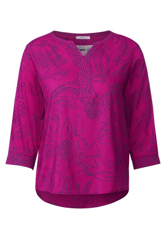CECIL Bluse mit Punkteprint Damen - Cool Pink | CECIL Online-Shop