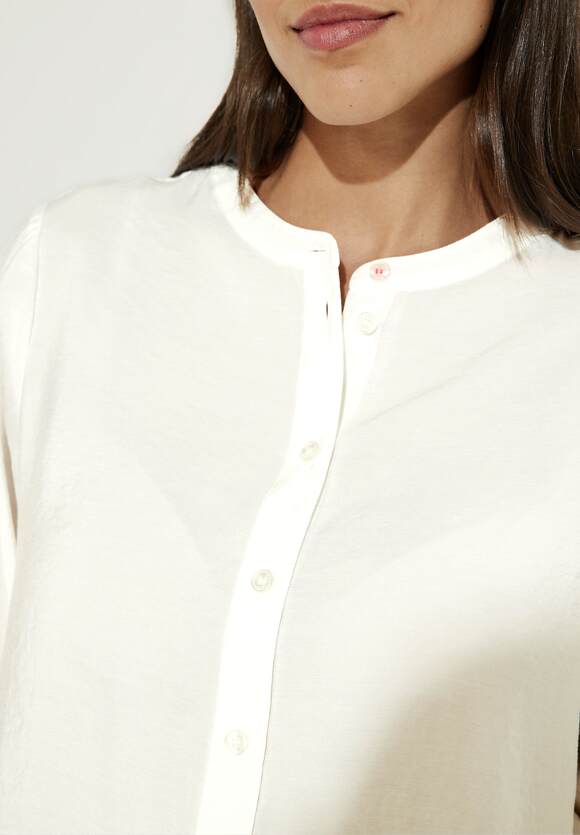 Damen CECIL - Online-Shop Longbluse | Unifarbe CECIL in Vanilla White