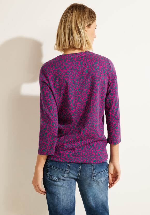 mit Shirt Minimalprint - Pink Online-Shop CECIL CECIL | Damen Cool