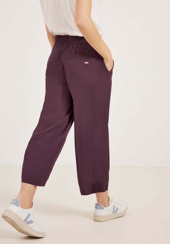 CECIL Loose Fit Hose CECIL - Neele | Style Online-Shop - Damen Wineberry Red