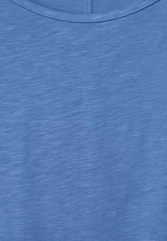 CECIL Shirt mit Blue Damen - | Schulterschlitz Campanula Online-Shop CECIL