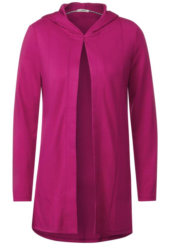 CECIL Unifarbene Kapuzenshirtjacke Damen - Cool Pink | CECIL Online-Shop
