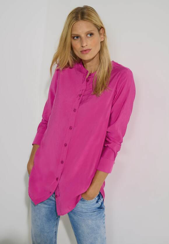 CECIL Longbluse in Unifarbe Damen Pink CECIL Online-Shop | - Cool