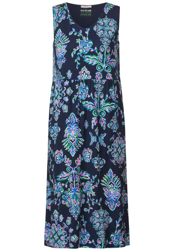 Damen Midi - CECIL Blue Kleid | Deep Online-Shop Jersey CECIL