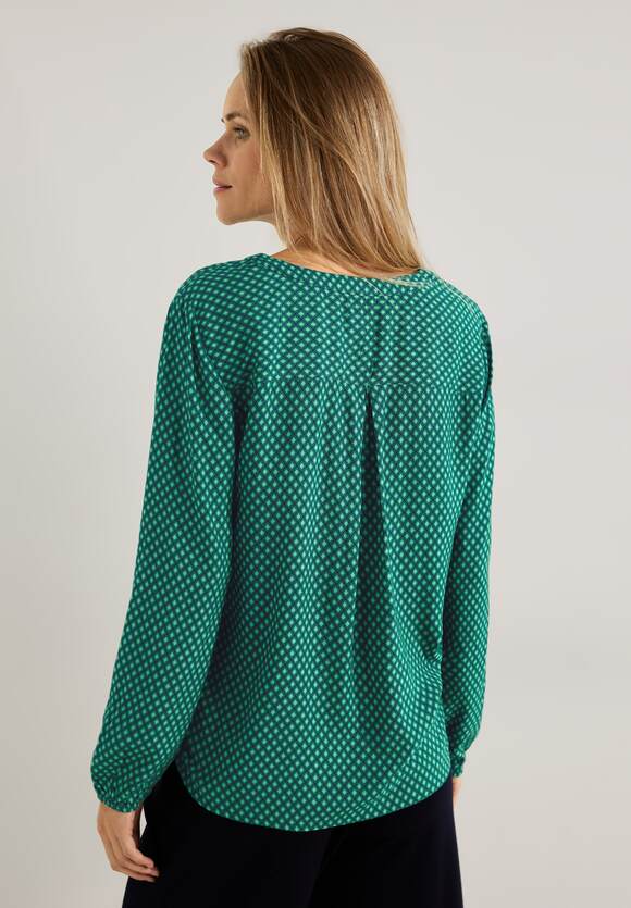 Damen Green | Minimalprint CECIL Bluse mit Deep Lake CECIL - Online-Shop