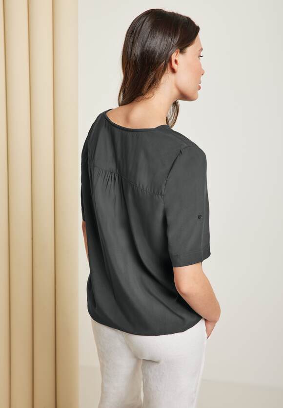CECIL Unifarbene Basic Bluse Damen - Easy Khaki | CECIL Online-Shop