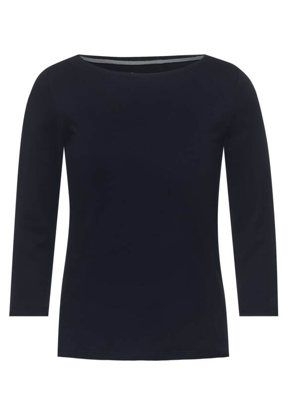 CECIL Basic Shirt | Online-Shop in Deep - Unifarbe Blue CECIL Damen