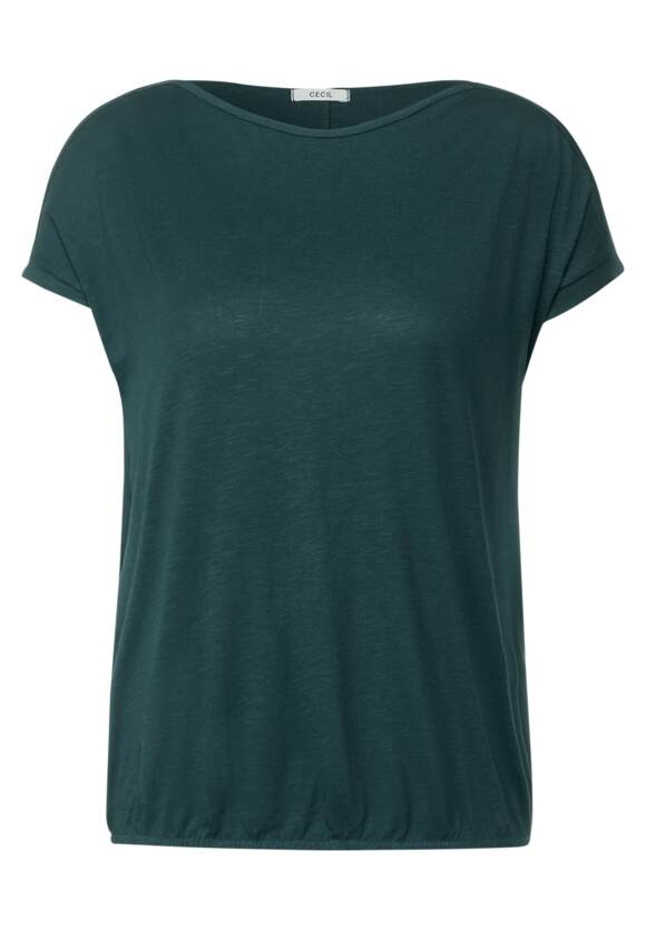 CECIL Shirt mit Schulterschlitz Damen - Cypress Green | CECIL Online-Shop