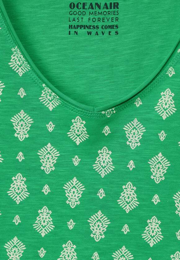 - Green Fresh Shirt Print Damen CECIL Basic | Online-Shop CECIL