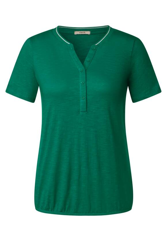 CECIL Shirt mit - kurzer Online-Shop | Luscious Green CECIL Damen Knopfleiste