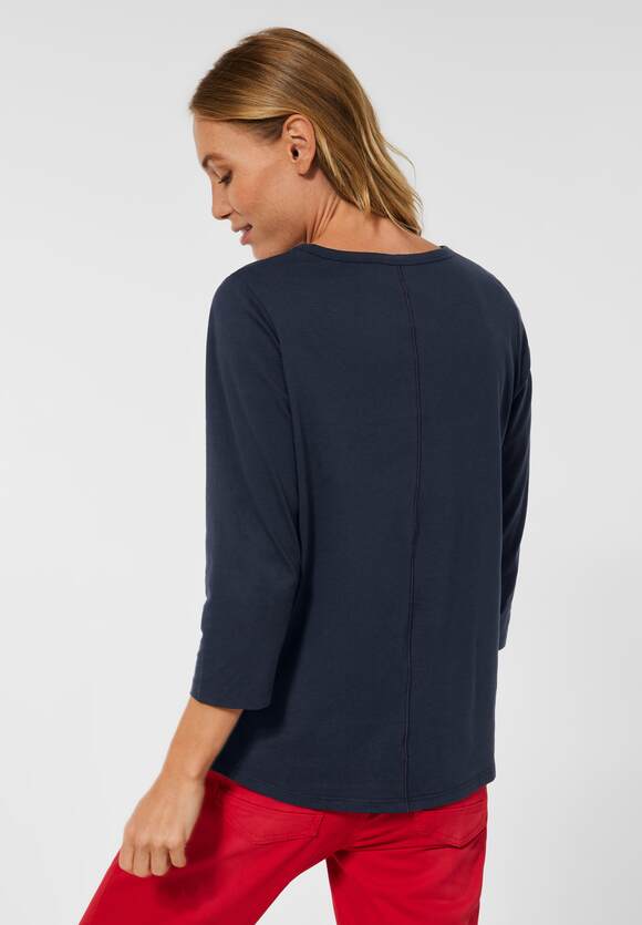 CECIL Shirt mit College Frontprint Blue CECIL - Sky Damen Online-Shop | Night
