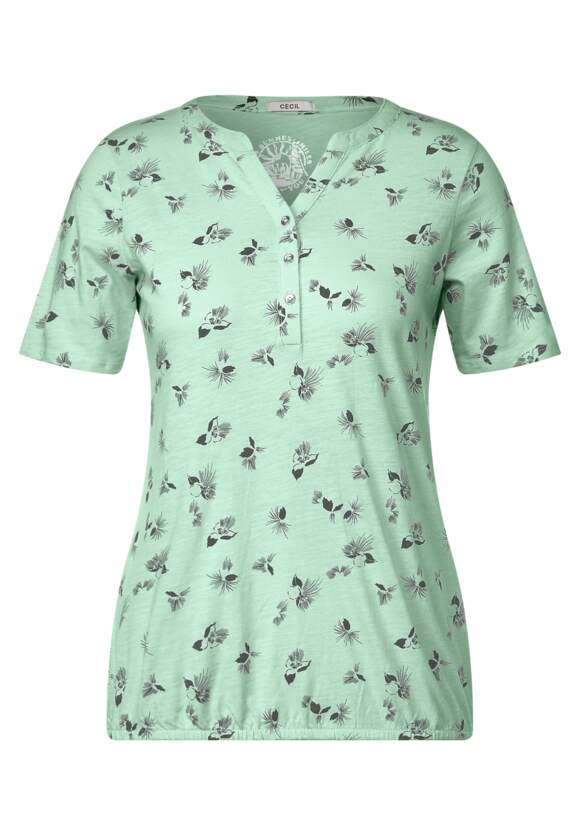 Fresh CECIL Salvia Online-Shop | Damen Green Shirt Tunikastyle - CECIL im