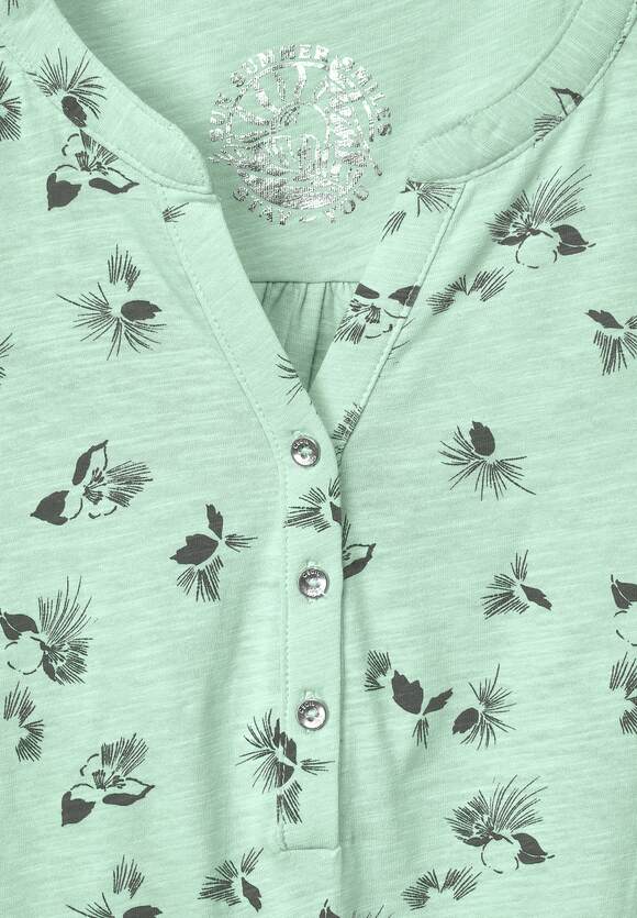 - Damen CECIL Green CECIL im Shirt Salvia Online-Shop Tunikastyle Fresh |
