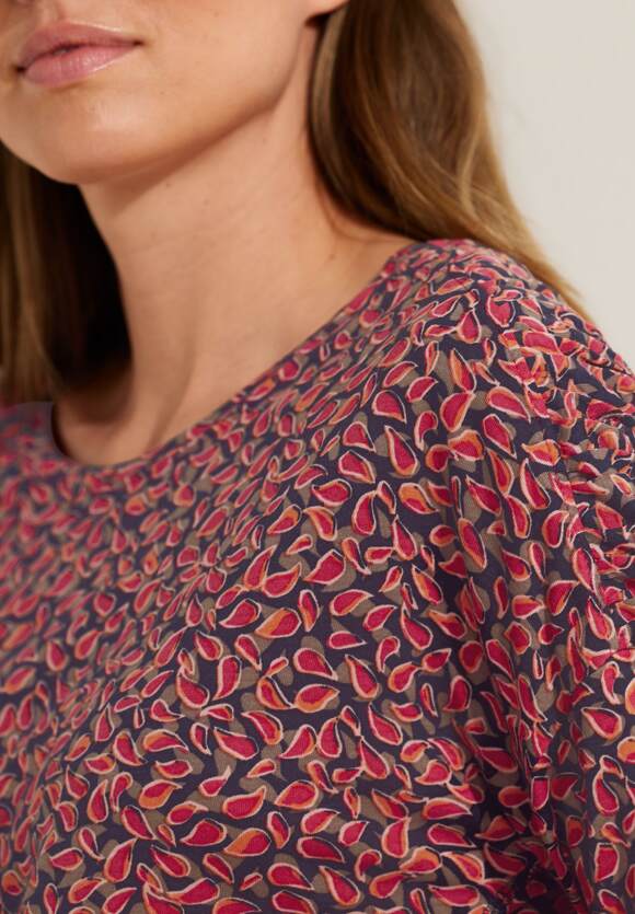 - CECIL | Damen CECIL Cosy Coral Minimalmuster Shirt Online-Shop
