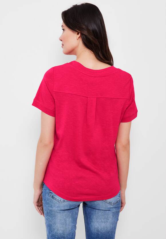 CECIL T-Shirt im Tunikastyle Damen Strawberry Red - Online-Shop CECIL 