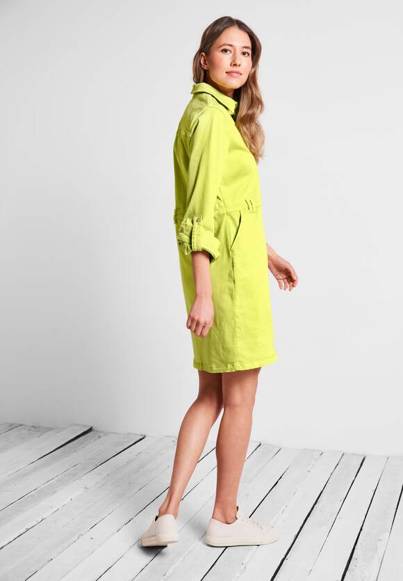 CECIL Color Jeanskleid Damen - Yellow Limelight Online-Shop | CECIL
