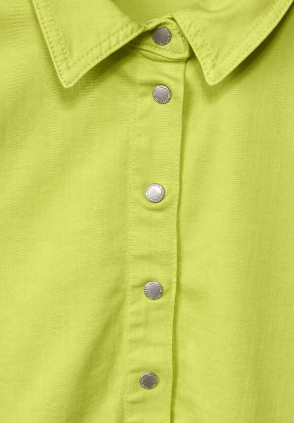Damen CECIL Limelight Jeanskleid | CECIL - Color Yellow Online-Shop