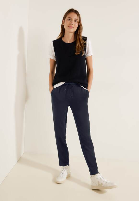 | CECIL Sky Jersey Blue CECIL - Hose Night Style Tracey Fit Damen - Online-Shop Casual