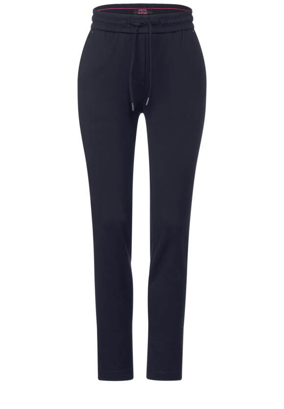 CECIL Jersey Sky | Tracey Damen Hose Fit Night Style Online-Shop - - CECIL Casual Blue