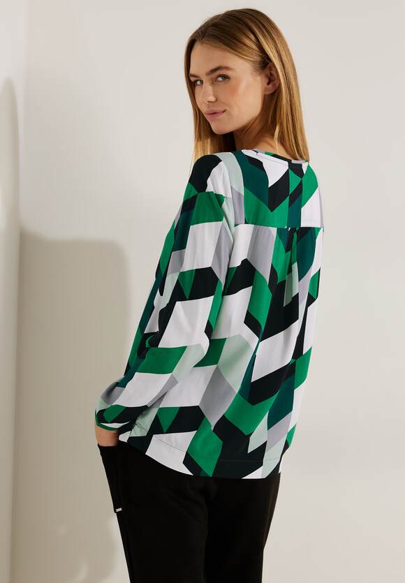 Online-Shop Print mit Damen grafischem Bluse Easy | CECIL - CECIL Green