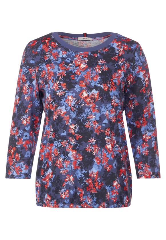 CECIL Night Online-Shop | Damen CECIL Blue Shirt Sky Blumenprint -