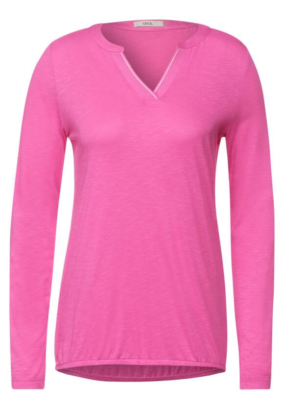 Damen Frosted - Tunikashirt in Rose Online-Shop CECIL CECIL Unifarbe |