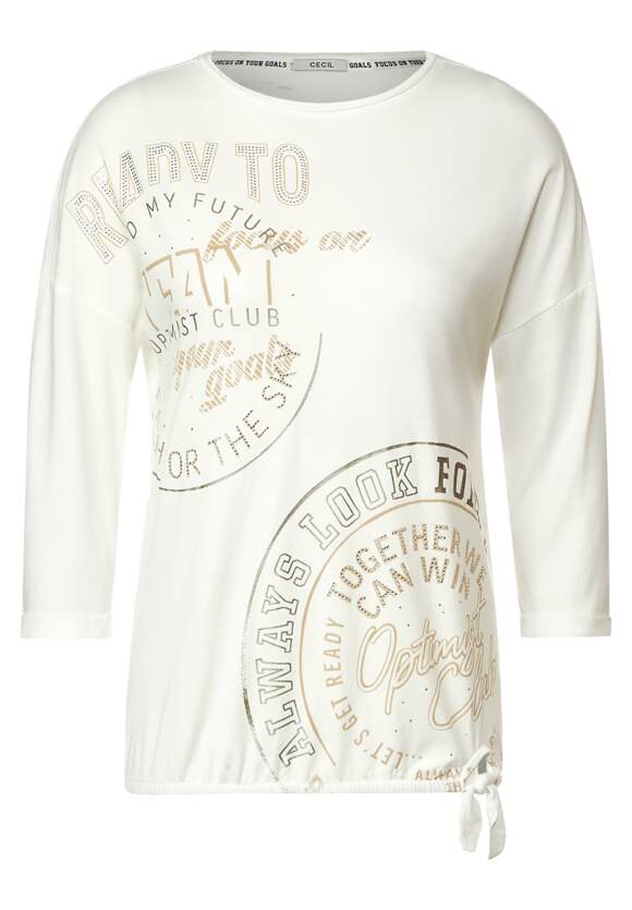 CECIL Damen Online-Shop - T-Shirt | CECIL Vanilla Fotoprint White mit