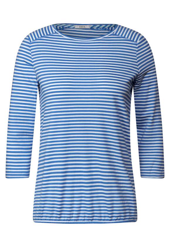 CECIL Basic Streifenshirt Online-Shop Campanula Damen Blue | - CECIL