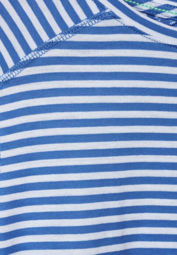 Online-Shop Streifenshirt CECIL Damen Blue Basic Campanula | CECIL -