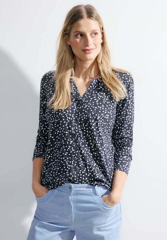 CECIL Minimalmuster Shirt Damen - | Cosy Coral Online-Shop CECIL