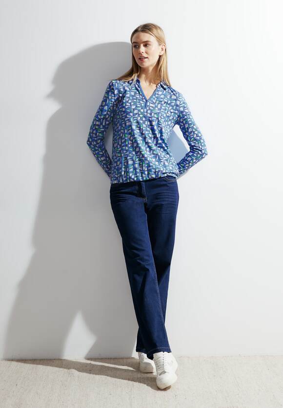 Shirt Blue Campanula - Damen CECIL Tunikastyle Online-Shop im | CECIL
