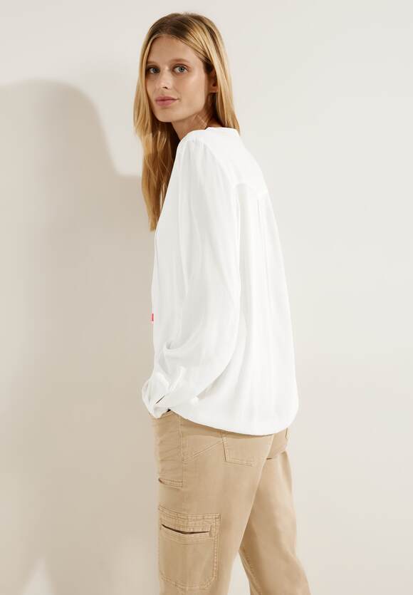 CECIL Bluse in White CECIL Tunikastyle Online-Shop | Damen Vanilla 