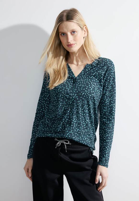Online-Shop Style Damen CECIL Deep Tunika im Green | Shirt Pine CECIL -