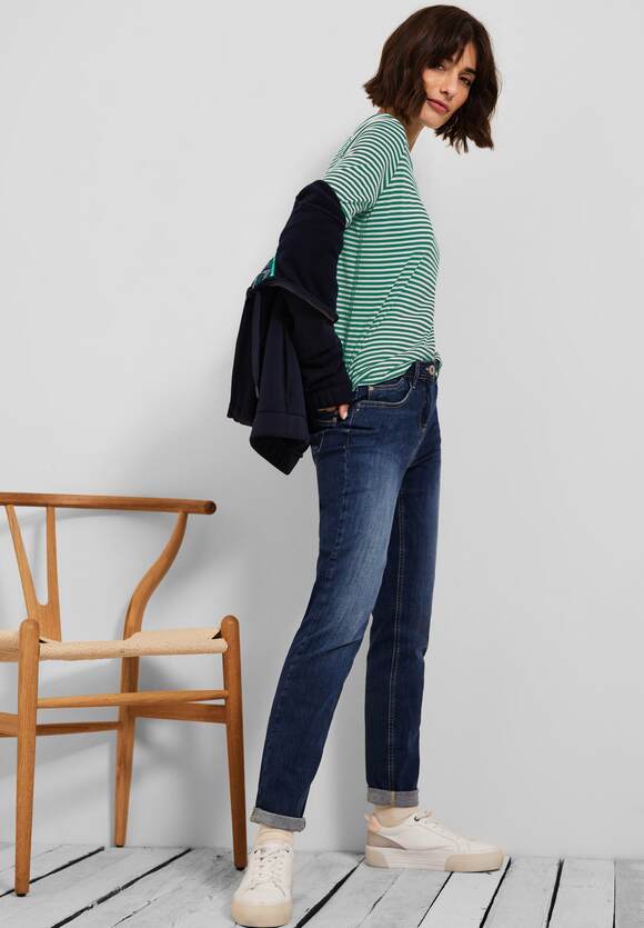 Streifenshirt Damen - Basic Luscious Green CECIL | CECIL Online-Shop