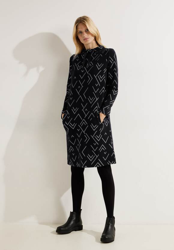 | Damen CECIL CECIL Kleid mit - Jersey Taschen Black Online-Shop