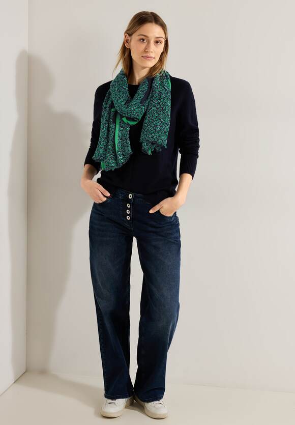 Green Online-Shop CECIL - | Modal Schal mit Print Damen Easy CECIL