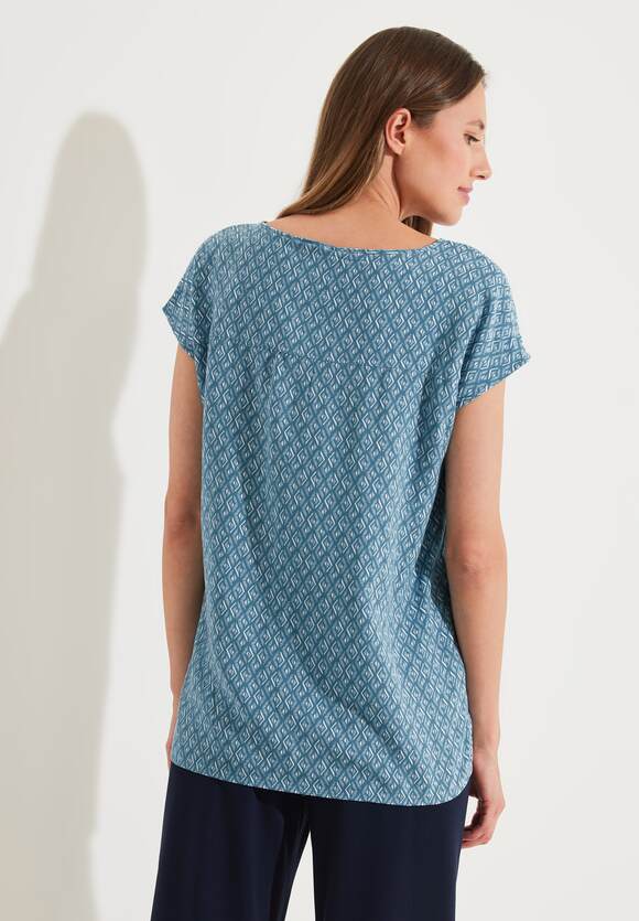 CECIL Bluse mit Knotendetail Damen - Adriatic Blue | CECIL Online-Shop